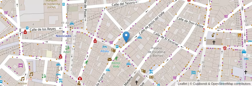 Mapa de ubicacion de La Copla en Испания, Мадрид, Мадрид, Área Metropolitana De Madrid Y Corredor Del Henares, Мадрид.