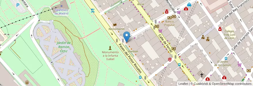 Mapa de ubicacion de La Creperie Easycrep en Spanien, Autonome Gemeinschaft Madrid, Autonome Gemeinschaft Madrid, Área Metropolitana De Madrid Y Corredor Del Henares, Madrid.