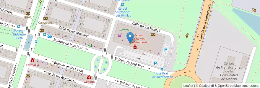 Mapa de ubicacion de La Cumbre en 스페인, Comunidad De Madrid, Comunidad De Madrid, Área Metropolitana De Madrid Y Corredor Del Henares, 마드리드.