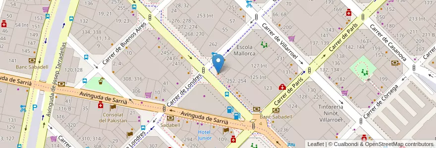 Mapa de ubicacion de La Desayunería en 西班牙, Catalunya, Barcelona, Barcelonès, Barcelona.