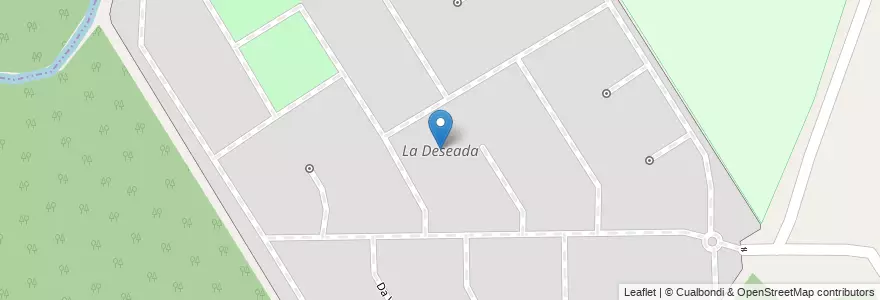 Mapa de ubicacion de La Deseada en アルゼンチン, ブエノスアイレス州, Partido De Ezeiza, Aeropuerto Internacional Ezeiza.