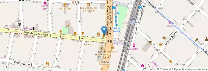 Mapa de ubicacion de La Diva en Аргентина, Буэнос-Айрес, Partido De Lanús, Lanús Oeste.