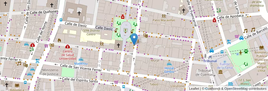 Mapa de ubicacion de La Divina en Испания, Мадрид, Мадрид, Área Metropolitana De Madrid Y Corredor Del Henares, Мадрид.