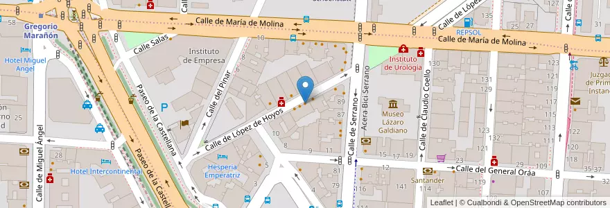 Mapa de ubicacion de La Doma en Sepanyol, Comunidad De Madrid, Comunidad De Madrid, Área Metropolitana De Madrid Y Corredor Del Henares, Madrid.