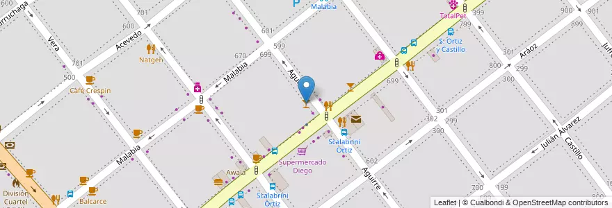 Mapa de ubicacion de La Esperanza De Los Ascurra, Villa Crespo en الأرجنتين, Ciudad Autónoma De Buenos Aires, Buenos Aires, Comuna 15.