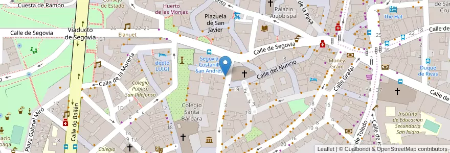 Mapa de ubicacion de La Esquina Mexicana en Испания, Мадрид, Мадрид, Área Metropolitana De Madrid Y Corredor Del Henares, Мадрид.