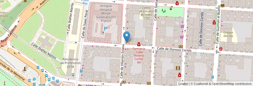 Mapa de ubicacion de La Esquinita en إسبانيا, منطقة مدريد, منطقة مدريد, Área Metropolitana De Madrid Y Corredor Del Henares, مدريد.