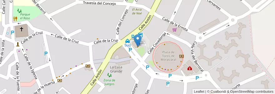 Mapa de ubicacion de La Estación en İspanya, Comunidad De Madrid, Comunidad De Madrid, Cuenca Del Guadarrama, Moralzarzal.