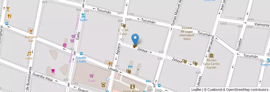 Mapa de ubicacion de La Estación, Balvanera en Argentinië, Ciudad Autónoma De Buenos Aires, Buenos Aires.