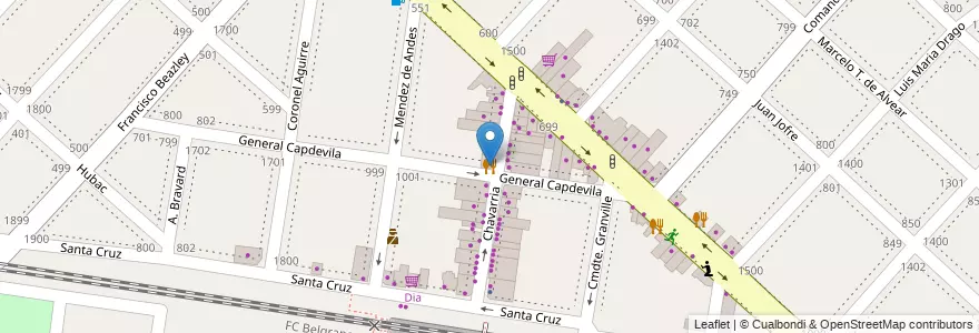 Mapa de ubicacion de La Estrella en Argentinië, Buenos Aires, Partido De La Matanza, Rafael Castillo.