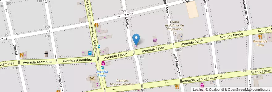 Mapa de ubicacion de La Estrella, Boedo en Argentinien, Ciudad Autónoma De Buenos Aires, Comuna 5, Buenos Aires.