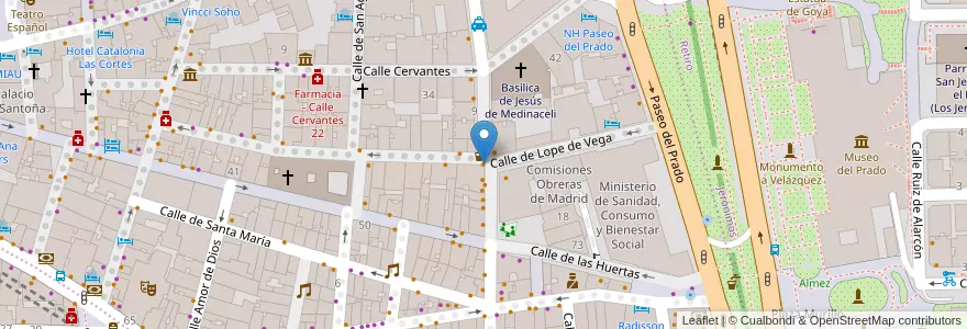 Mapa de ubicacion de La Fábrica en Испания, Мадрид, Мадрид, Área Metropolitana De Madrid Y Corredor Del Henares, Мадрид.