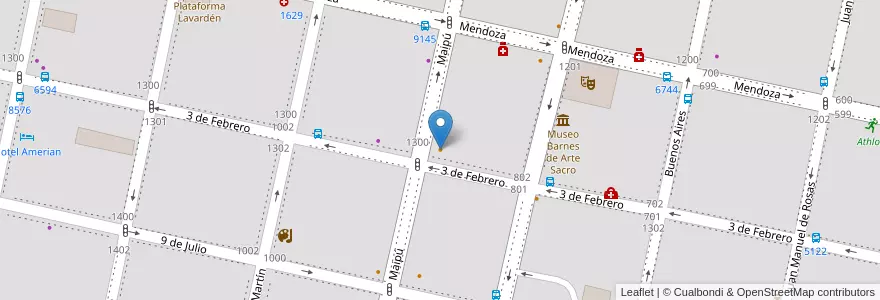 Mapa de ubicacion de La Farola en アルゼンチン, サンタフェ州, Departamento Rosario, Municipio De Rosario, ロサリオ.