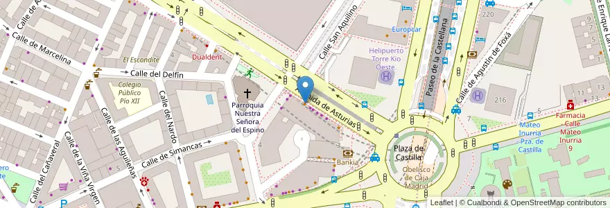 Mapa de ubicacion de La Favola en 西班牙, Comunidad De Madrid, Comunidad De Madrid, Área Metropolitana De Madrid Y Corredor Del Henares, Madrid.
