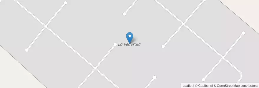 Mapa de ubicacion de La Federala en Аргентина, Буэнос-Айрес, Partido De Lobos, Cuartel Arévalo.