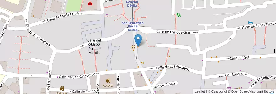 Mapa de ubicacion de La Finca Bar en Espagne, Cantabrie, Cantabria, Santander, Santander.