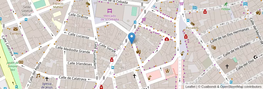 Mapa de ubicacion de La Flamenca 3.0 en 西班牙, Comunidad De Madrid, Comunidad De Madrid, Área Metropolitana De Madrid Y Corredor Del Henares, Madrid.