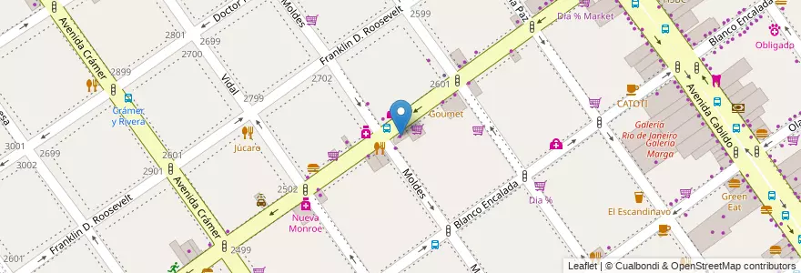 Mapa de ubicacion de La Flor de Belgrano, Belgrano en آرژانتین, Ciudad Autónoma De Buenos Aires, Buenos Aires, Comuna 13.