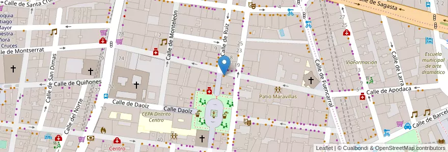 Mapa de ubicacion de La Fragua de Sebín en Испания, Мадрид, Мадрид, Área Metropolitana De Madrid Y Corredor Del Henares, Мадрид.
