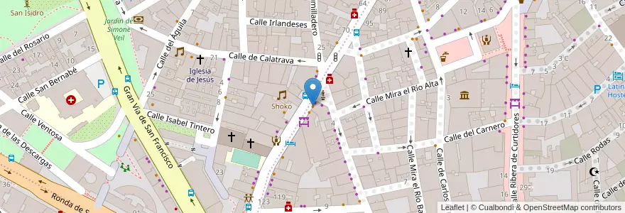 Mapa de ubicacion de La Fuentecilla en 西班牙, Comunidad De Madrid, Comunidad De Madrid, Área Metropolitana De Madrid Y Corredor Del Henares, Madrid.
