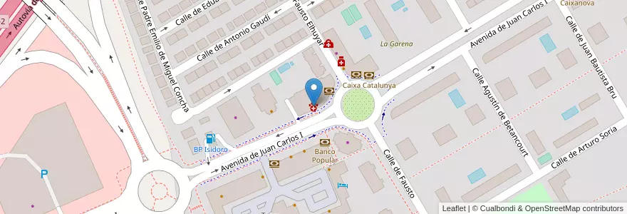 Mapa de ubicacion de La Garena en إسبانيا, منطقة مدريد, منطقة مدريد, Área Metropolitana De Madrid Y Corredor Del Henares, القلعة الحجارة.