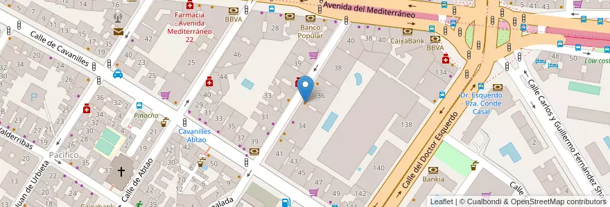Mapa de ubicacion de La Giralda en Espanha, Comunidade De Madrid, Comunidade De Madrid, Área Metropolitana De Madrid Y Corredor Del Henares, Madrid.