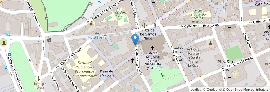 Mapa de ubicacion de La Gitana Loca en Spagna, Comunidad De Madrid, Comunidad De Madrid, Área Metropolitana De Madrid Y Corredor Del Henares, Alcalá De Henares.