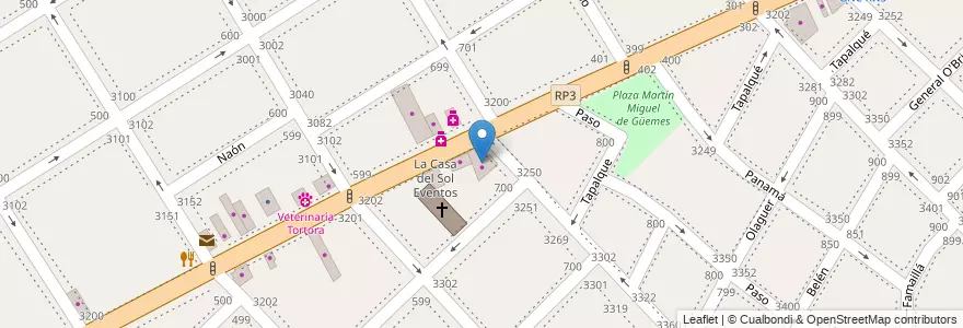 Mapa de ubicacion de La Gomería de Pablo en Arjantin, Buenos Aires, Partido De La Matanza, Lomas Del Mirador.