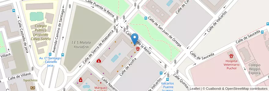 Mapa de ubicacion de La Grosella en 스페인, Comunidad De Madrid, Comunidad De Madrid, Área Metropolitana De Madrid Y Corredor Del Henares, 마드리드.