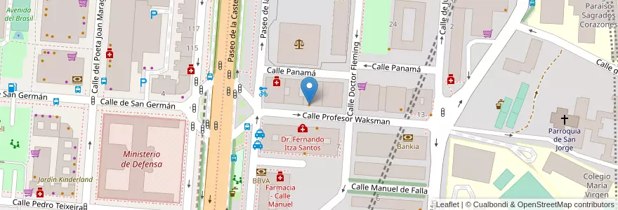Mapa de ubicacion de La H es Muda en Испания, Мадрид, Мадрид, Área Metropolitana De Madrid Y Corredor Del Henares, Мадрид.