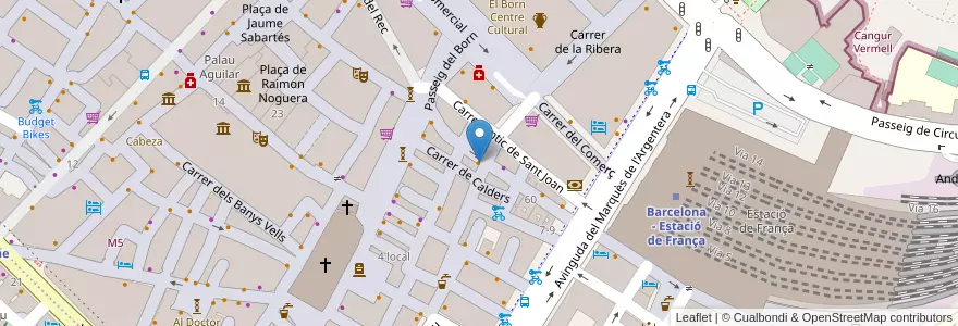 Mapa de ubicacion de La Hacienda en Spanien, Katalonien, Barcelona, Barcelonès, Barcelona.