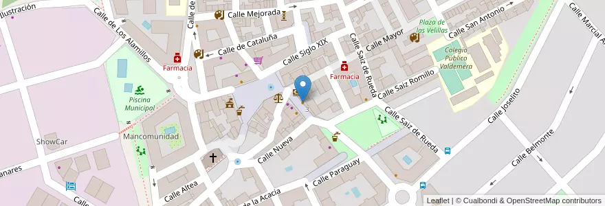 Mapa de ubicacion de La Hermandad en España, Comunidad De Madrid, Comunidad De Madrid, Cuenca Del Henares, Velilla De San Antonio.