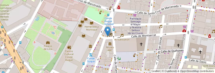 Mapa de ubicacion de La Herradura en スペイン, マドリード州, Comunidad De Madrid, Área Metropolitana De Madrid Y Corredor Del Henares, Madrid.