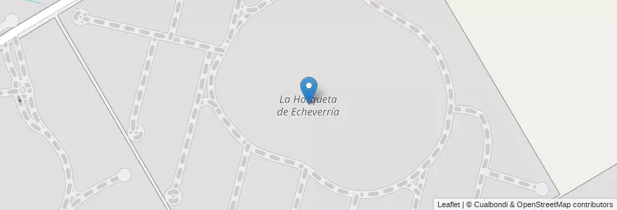 Mapa de ubicacion de La Horqueta de Echeverría en Arjantin, Buenos Aires, Partido De Esteban Echeverría, Canning.