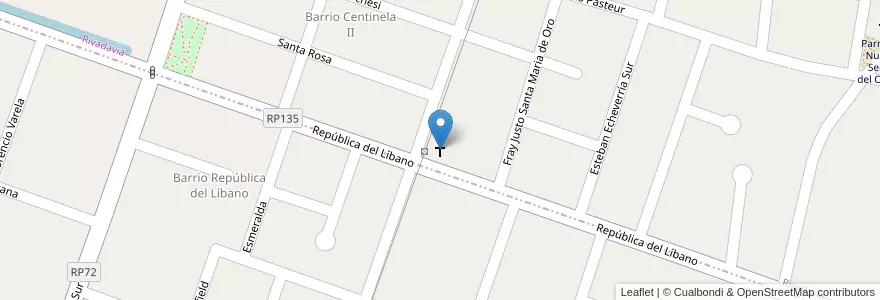 Mapa de ubicacion de La Iglesia de Jesucristo de los Santos de los Últimos Días en Argentina, San Juan, Cile, Rivadavia, Rawson.