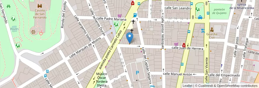 Mapa de ubicacion de La Iguana Rock Bar en Espagne, Communauté Valencienne, Alicante, L'Alacantí, Alicante.