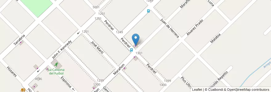 Mapa de ubicacion de La Jobonería en Arjantin, Buenos Aires, Partido De Malvinas Argentinas, Ingeniero Adolfo Sourdeaux.