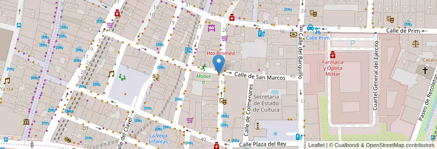Mapa de ubicacion de La Kika en 西班牙, Comunidad De Madrid, Comunidad De Madrid, Área Metropolitana De Madrid Y Corredor Del Henares, Madrid.