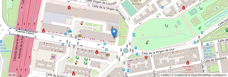 Mapa de ubicacion de La Leonesa en Испания, Мадрид, Мадрид, Área Metropolitana De Madrid Y Corredor Del Henares, Мадрид.