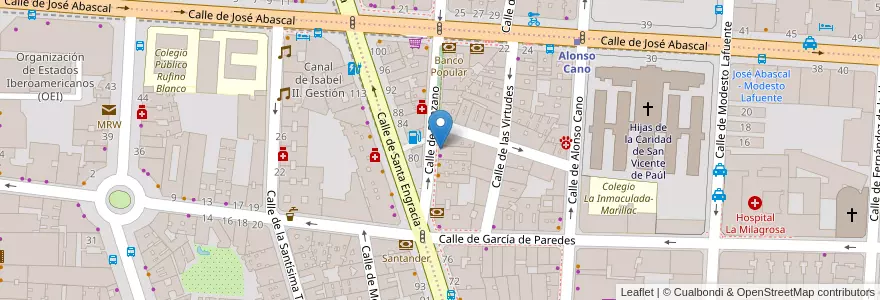 Mapa de ubicacion de La Lianta en Испания, Мадрид, Мадрид, Área Metropolitana De Madrid Y Corredor Del Henares, Мадрид.