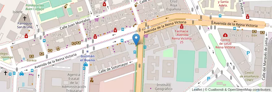Mapa de ubicacion de La Llama en Испания, Мадрид, Мадрид, Área Metropolitana De Madrid Y Corredor Del Henares, Мадрид.
