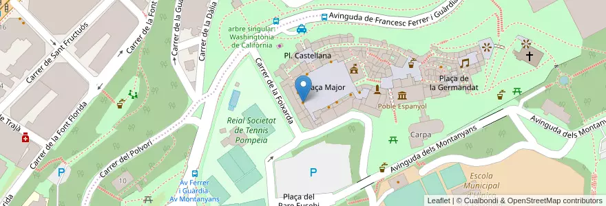Mapa de ubicacion de La Llavo del isi's en スペイン, カタルーニャ州, Barcelona, バルサルネス, Barcelona.