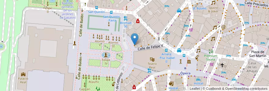 Mapa de ubicacion de La Lonja/La Mar/Raw Bar en اسپانیا, بخش خودمختار مادرید, بخش خودمختار مادرید, Área Metropolitana De Madrid Y Corredor Del Henares, مادرید.