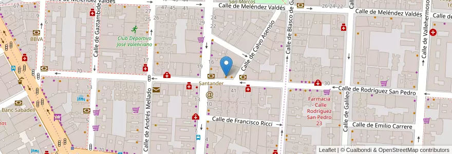 Mapa de ubicacion de La Lorena en Испания, Мадрид, Мадрид, Área Metropolitana De Madrid Y Corredor Del Henares, Мадрид.
