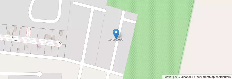Mapa de ubicacion de La Lucinda en Arjantin, San Juan, Şili, Zonda.