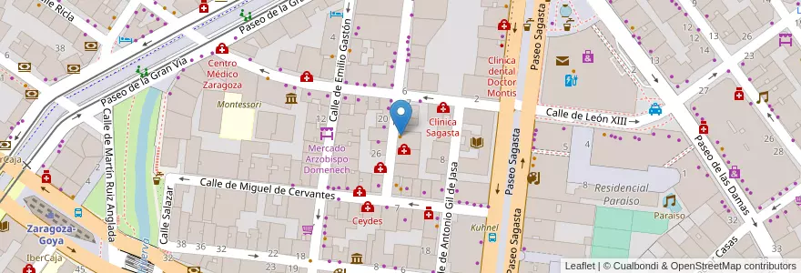 Mapa de ubicacion de La Lumbre en إسبانيا, أرغون, سرقسطة, Zaragoza, سرقسطة.