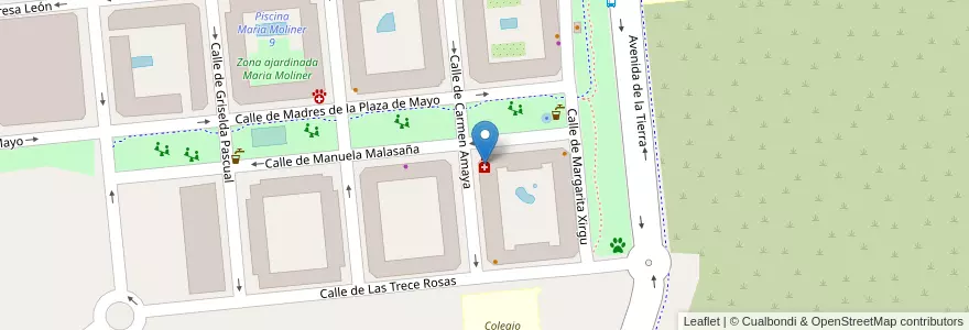 Mapa de ubicacion de La Luna en Испания, Мадрид, Мадрид, Cuenca Del Henares, Rivas-Vaciamadrid.