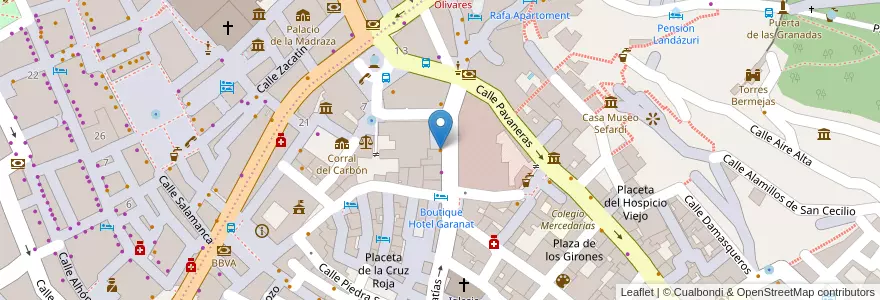 Mapa de ubicacion de La Mafia en İspanya, Andalucía, Granada, Comarca De La Vega De Granada, Granada.