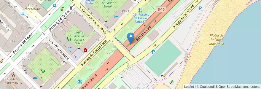 Mapa de ubicacion de La Malandrina 3 en Espagne, Barcelonais, Barcelone.