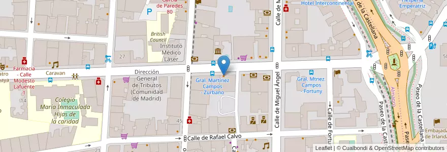 Mapa de ubicacion de La Manon en Испания, Мадрид, Мадрид, Área Metropolitana De Madrid Y Corredor Del Henares, Мадрид.
